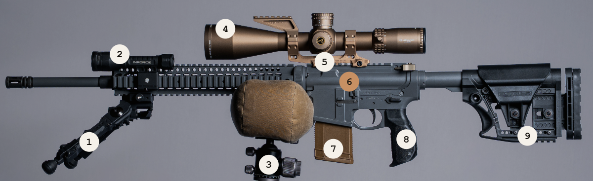 SPR 03 build, numbered part by part