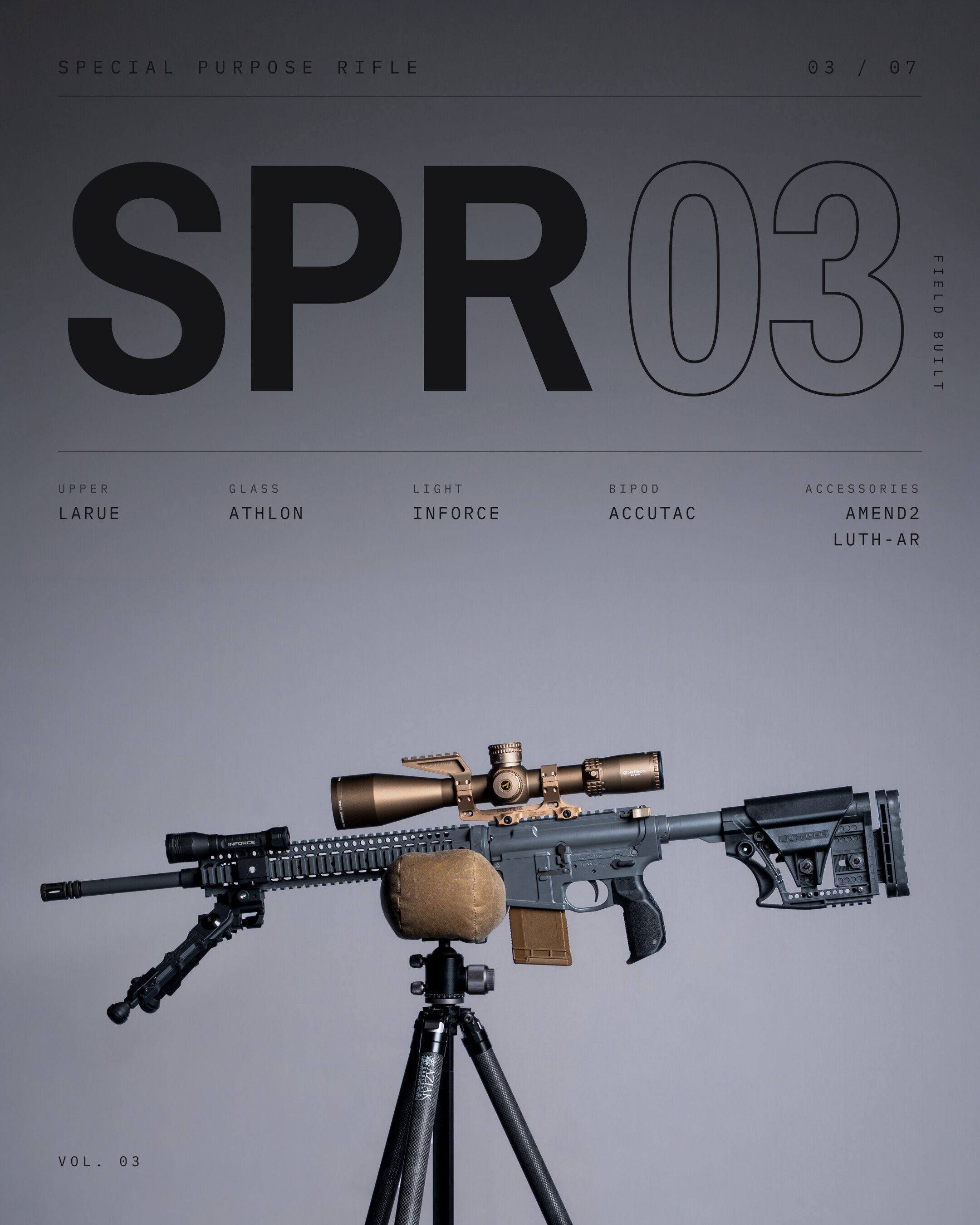 Amend2 SPR 03 special purpose rifle build on a LaRue LT-15 20 inch upper