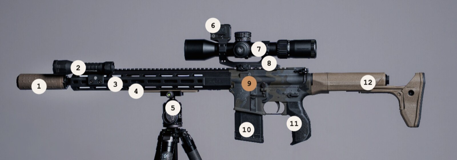 SPR 04 build, numbered part by part